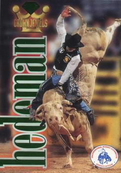1996 High Gear Rodeo Crown Jewels - Emerald #41 Tuff Hedeman Front